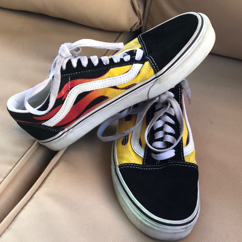 The Flame Old Skool, the Vans classic skate shoe